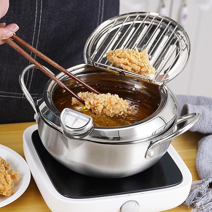 Stainless Steel Deep Fryer Pot