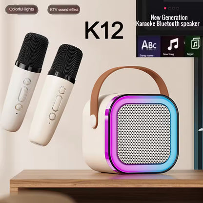 Hot-selling K12 Bluetooth All-in-one Portable Live Karaoke Microphone Speaker